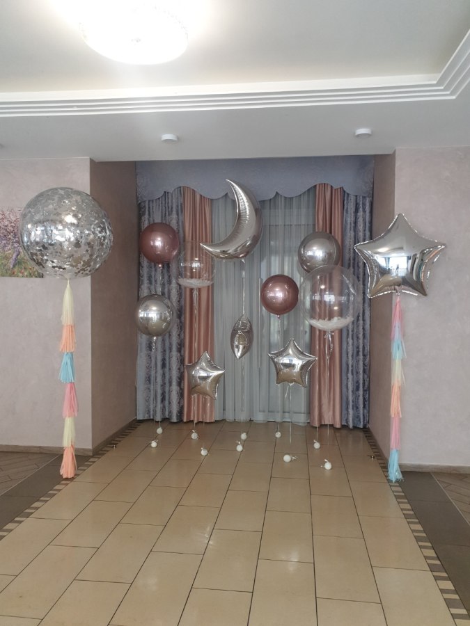 Фонтан из воздушных шаров — доставка цветов Балашихе