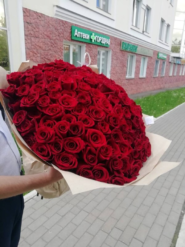Букет из 151 красной розы — доставка цветов Балашихе